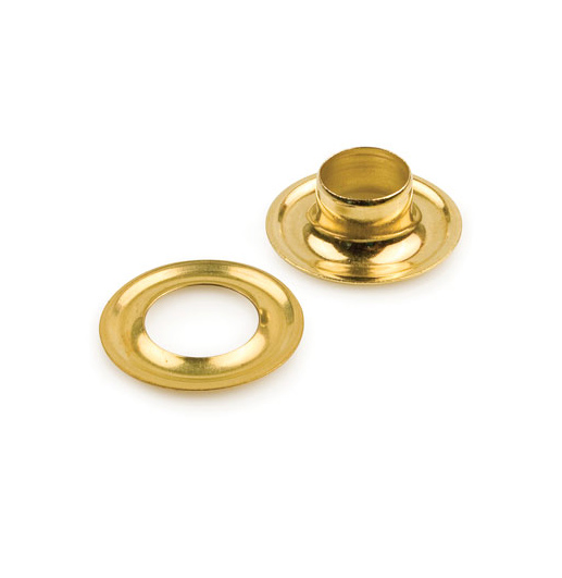 #2 Self Piercing Brass Grommets (Stimpson) – 500 set
