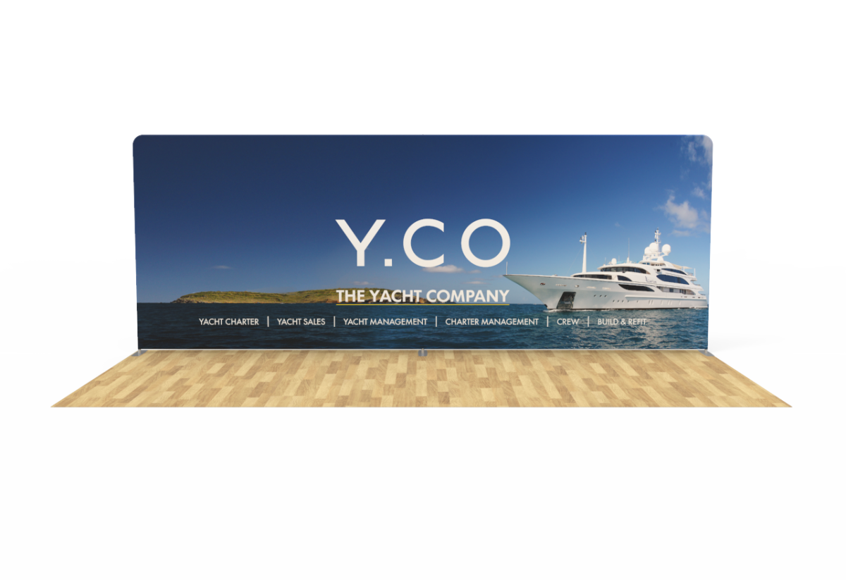 20ft Straight Tension Fabric Display
